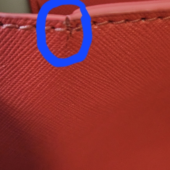 Kate Spade Coral Color Promenade Place Reversible Tote Bag - Picture 9 of 16